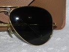 Vintage Ray Ban Aviators Bausch Lomb 58 14 Gold Frame Pilot Sunglasses Very Nice
