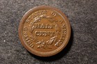 1851 Au Bu Coronet Braided Hair Half Cent Cpa