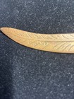 Antique Bronze Claw And Quill Letter Opener Signed Dinant