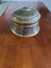 Antique 19th Century Indian islamic mughal Engraved Brass Betel Box pandan