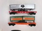  2  O Gauge Lionel Flat Cars With Trailer Loads In Original Boxes  lot 5441 