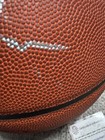 Larry Johnson Signed Charlotte Hornets Logo Wilson Nba Basketball  schwartz Coa 