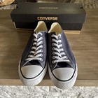 Converse Chuck Taylor All Star Classic Low Top Sneaker Navy 9 Men   s   11 Women   s