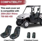 Utv Rhino Seat Covers Waterproof 1680d Seat Covers Compatible With Rhino 700 660
