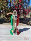 Santa Muerte Color Green - White - Red 13  Holy Death Statue Grim Reaper