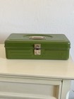 Vintage Green Metal Union Tackle Utility Tool Box Made In Usa