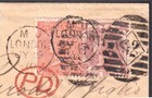 Gb Qv 1870 Sg112 10d Brown   Sg 94 4d Vermilion Fine Cover London To Italy
