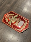 Vintage Budweiser King Of Beers On Draught Embossed Metal Bar Sign 25 5 X 15 25 