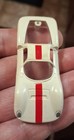 Aurora T Jet    1381 White red  Dino Ferrari  Slot Car Body