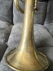 1922 Buescher True Tone Trumpet W engraved Bell - Silver - Case   Mouthpiece