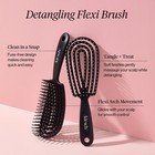 Kit-sch Detangling Flexi Brush - Soft Violet