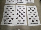 6 Gatorade 24x42 Towel Lot   9 Towels Total Preowned Lot 