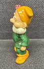 Vintage 5  Gnome Made In Japan Holding Polka Dot Mushroom