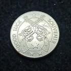 Vintage Irish Hills  Michigan - Stagecoach Stop Good Luck Token Coin 1 1 8 