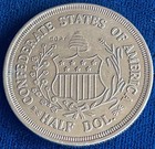 1861 Half Dollar     Confederate States Of America     Restrike     High Grade