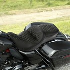 Two Up Driver Passenger Gel Seat Fit For Harley Touring Street Tri Glide 09-23