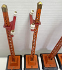 Lot Of 6 Lionel Prewar Standard Gauge 85 Orange Telegraph Poles With Arms