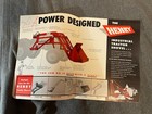 1950 s Henry Industrial Tractor Shovel Brochure Vintage 4 Pages