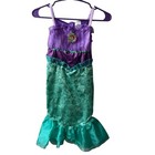 Disney Princess Ariel Dress Costume Dress Up Size 4-6x Pretend Play 