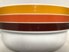 Arzberg Hutschenreuther Porcelain Serving Bowl Retro 1970 s Funky Colors Stripes