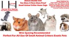 Double Unit 4-tiers Small Animal Critter Home Cage On Wheels Ferret Hammock Rats