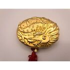 Vintage Estee Lauder Compact Lucidity Translucent Pressed Powder Golden Dragon 