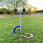 Steel Horseshoes Outdoor Game Set