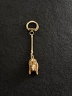 Vintage Basset Hound Dog Keychain