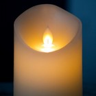 Flickering Ivory White Led Candles  Remote Timer Table Decor Wick Pillar