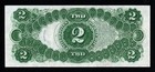 1917  2 Large Size Crisp Au Legal Tender United States Note 
