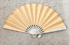 Antique Cafe De Paris Erotic Naughty La Servant Officieuse Hand Fan  199