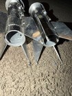 2 Vtg 1957 Rocket Ship Mechanical Coin Bank Space Age Collectible Missing Cap