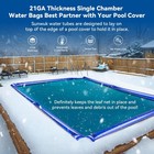 0 7mm Thickness Heavy-duty Pool Water Bags - 6 Pack  8 5ft Pool Cover Weights