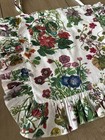 Greenrow Ruffle Square Floral Chair Seat Cushion Cover