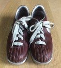 Vintage 1984 Nike Bowling Shoes Women s Size 6 Maroon silver Retro Split Toe
