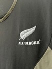 Vtg 00s  Adidas All Blacks Black Rugby Jersey Shirt S s Mens L Or Xl 