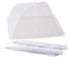 Set Of 3 Large Pop-up Food Tents  17 x17  Covers For Outdoors - Picnics  Bbqs