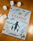 Weapons Script Replica - Signed - Autograph Reprints - Josh Brolin - Horror
