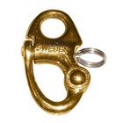 Ronstan Brass Snap Shackle - Fixed Bail - 59 3mm  2-5 16   Length  rf6002 