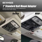 1  Ball Overhead Console Ball Mount Adapter 8675035010 For Toyota 4runner 10-24