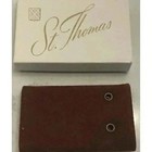 Vintage St Thomas Key Valet Case Holder With Box  read  Old Money Traditional