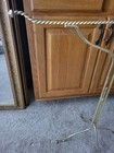 Vintage Brass Towel Or Quilt Stand Hollywood Regency