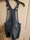 Nwt Cat   Jack Girl   s Blue Jean Shortalls Shorts Overalls Size Lg 10 12