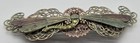 Vintage Multicolor Dragonfly Filigree Barrette Hair Accessory 5  Made In France