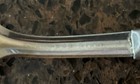 Vtg Butterscotch burnt Orange Bakelite Washington Forge Stainless Flatware 6 Pc