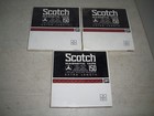 Lot Of 3 Scotch 3m 150 Reel To Reel Magnetic Tape Vintage New