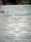 Twa Airlines Royal Ambassador 1st Class Menu - Scroll - Very Rare 