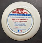 Sports Impressions Keith Hernandez 10in Plate Gold Edition Limited  auto W coa