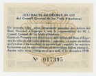 Andorra 50 Centims 19-12-1936 Pick 5 Unc Uncirculated Banknote