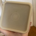 Vintage Tupperware Cracker Keeper 1696-7 Storage Container W tray   Lid